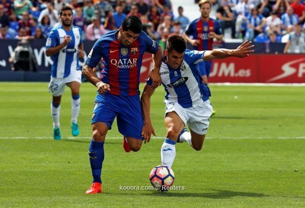 برشلونة يسحق ليجانيس بخماسية ويتصدر الليجا مؤقتا