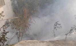 السيطرة على حريق اشجار واعشاب بجانب منازل المواطنين في محافظة القدس