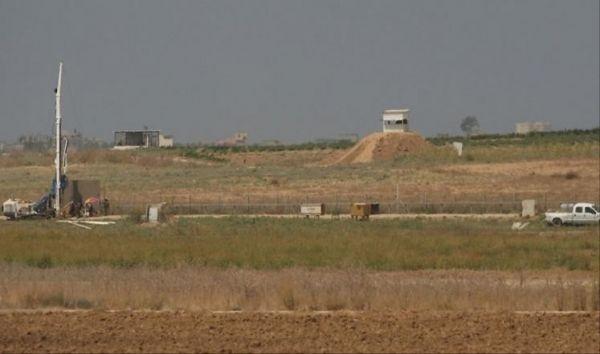 الاحتلال يبدأ ببناء جدار اسمنتي حول غزة