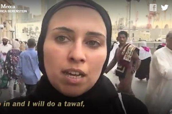 فيديو- صحفية مسلمة تنقل للعالم عبر نيويورك تايمز أحداث الحج مباشرة