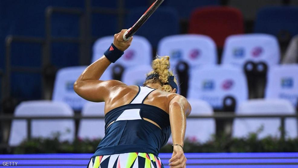 كفيتوفا تقصي كيربر المصنفة الأولى من ووهان للتنس