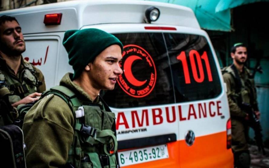 إصابة 5 مواطنين بحادث سير بين دورية للاحتلال وسيارة مدنية بالخليل