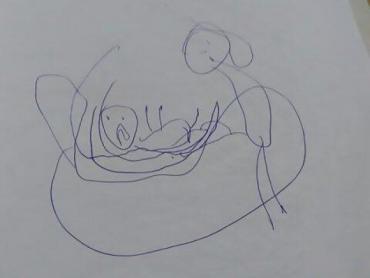 رسومات طفلة فضحت تحرّش أستاذها بها!