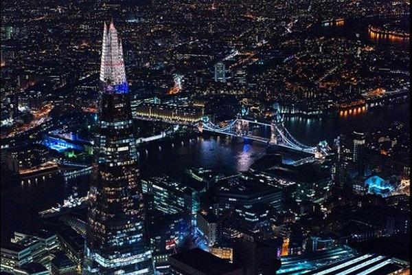 صور- راقية ومتلألئة بالأضواء.. شاهد لندن من السماء