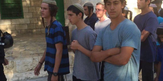مستوطنون يقتحمون المسجد الأقصى بحماية الاحتلال