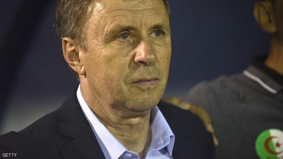 أنباء عن إقالة مدرب المنتخب الجزائري