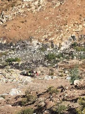 مصرع مواطنين بعد انقلاب مركبتهم شمال شرق نابلس