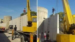 وقف العمل ببناء الجدار الاسمنتي حول مخيم عين الحلوة