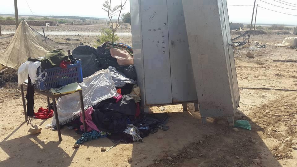 الاحتلال يهدم خياما في الأغوار الشمالية