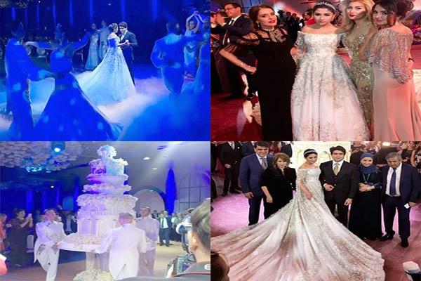 فيديو وصور- حفل زفاف بـ 650 ألف دولار لابنة أحد ملوك النفط الروسي
