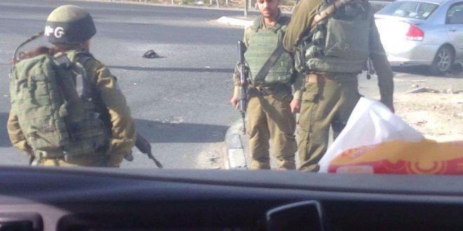 قوات الاحتلال تعيق اسعاف مواطن اصابته بالرصاص في بلدة حزما