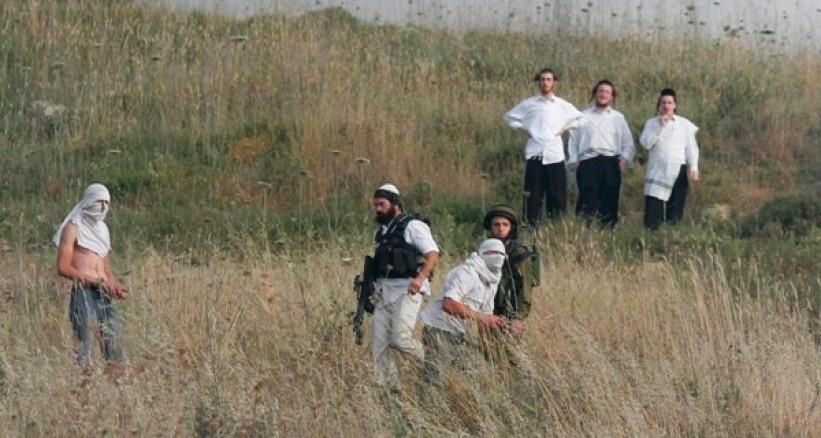 مستوطنون يسرقون المياه من بئر في مادما جنوب نابلس