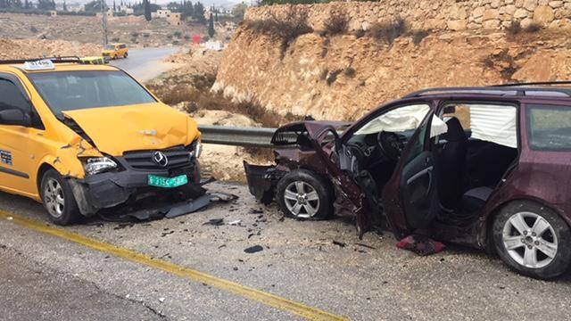 6 إصابات في حادث سير شرق بيت لحم