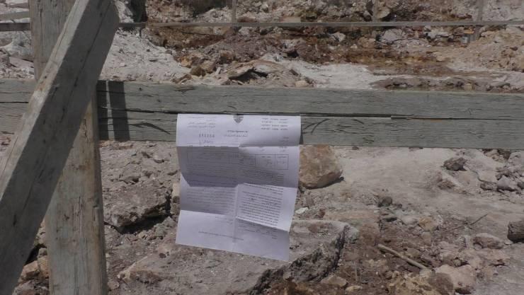 الاحتلال يخطر بوقف البناء في مسجد جنوب شرق بيت لحم