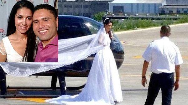 صور- مروحية تزف عروساً برازيلية إلى الموت