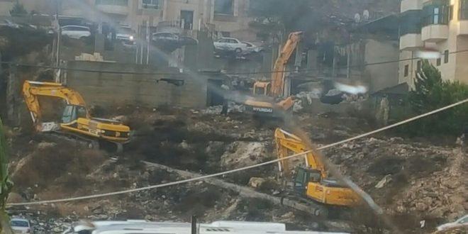 الاحتلال يهدم منزل في بيت حنينا  بالقدس