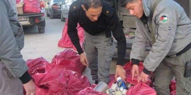 مصادرة وإتلاف مواد معطرة منتهية الصلاحية في جنين