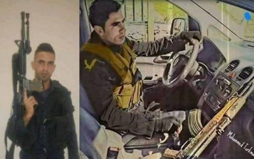 استلام جثمان الشهيد تركمان على حاجز عسكري  جنوب غرب جنين