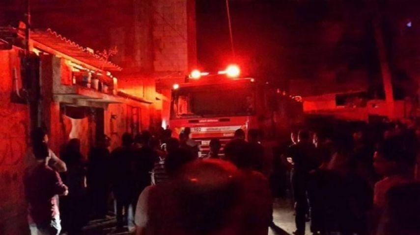 3 إصابات بحريق في منزل بالشجاعية