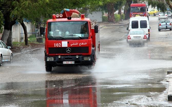 الدفاع المدني يدعو المواطنين للتقيد بالإرشادات خلال المنخفض الجوي