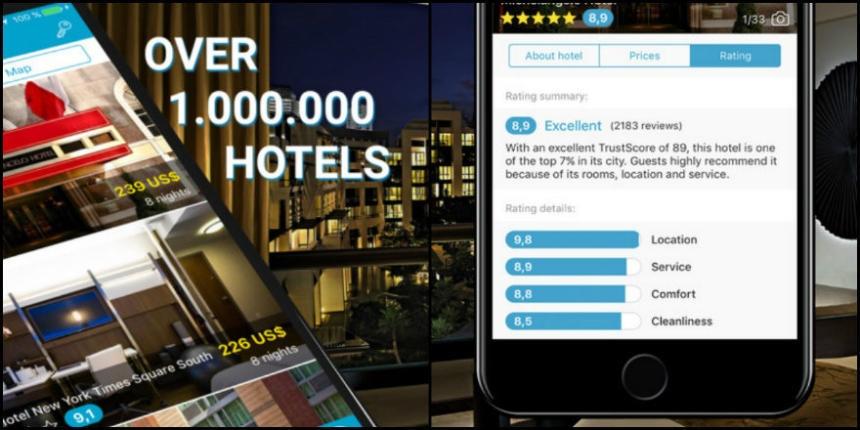 تطبيق Cheap Hotels للعثور على أرخص أسعار الفنادق لاجهزه الآيفون