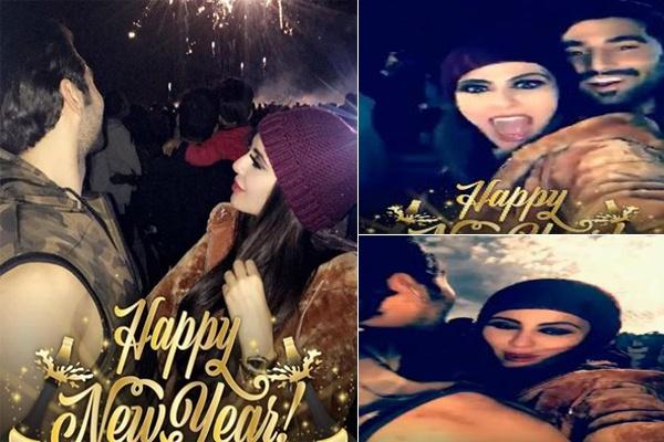 شاهد- بعد شهر من الانفصال.. هكذا احتفلت مريم حسين مع زوجها بـ ليلة رأس السنة