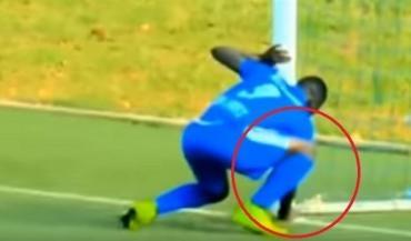 بالفيديو.. مهاجم إفريقي يثير الجدل بتسجيله لهدف 