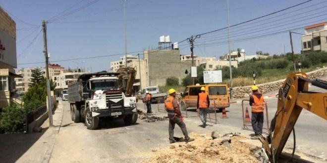 مدانات تبدأ بتأهيل شبكات المياه في بيت لحم وبيت جالا