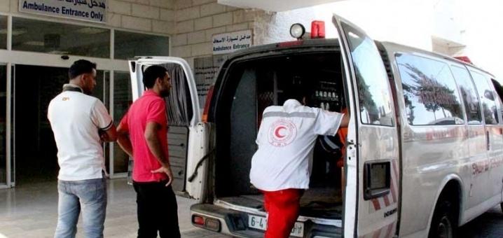اصابة مواطن في حادث تصادم بين مركبتين شرق قلقيلية