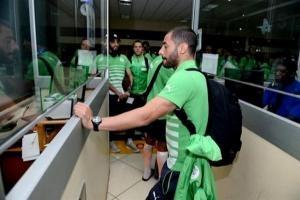 وصول بعثة منتخبنا لقدامى اللاعبين إلى أرض الوطن