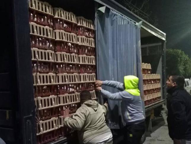 سلفيت: ضبط شاحنة دجاج مهربة من الاراضي المحتلة