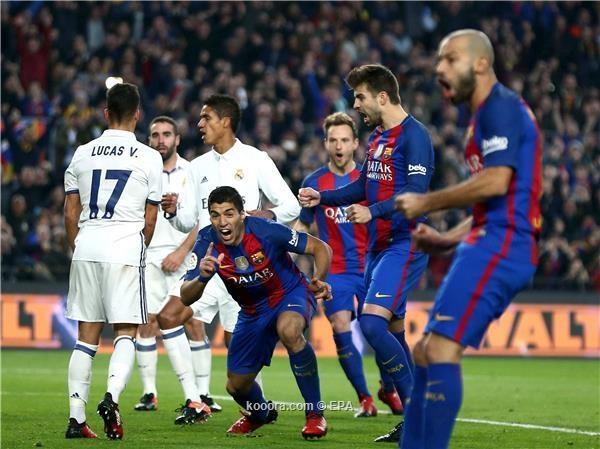 لاعب برشلونة يتحدى ريال مدريد