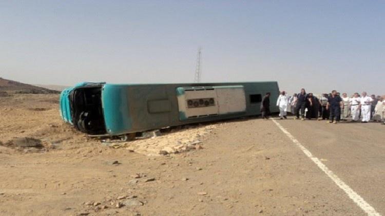 مصرع 7 طلاب بانقلاب حافلة في سيناء المصرية