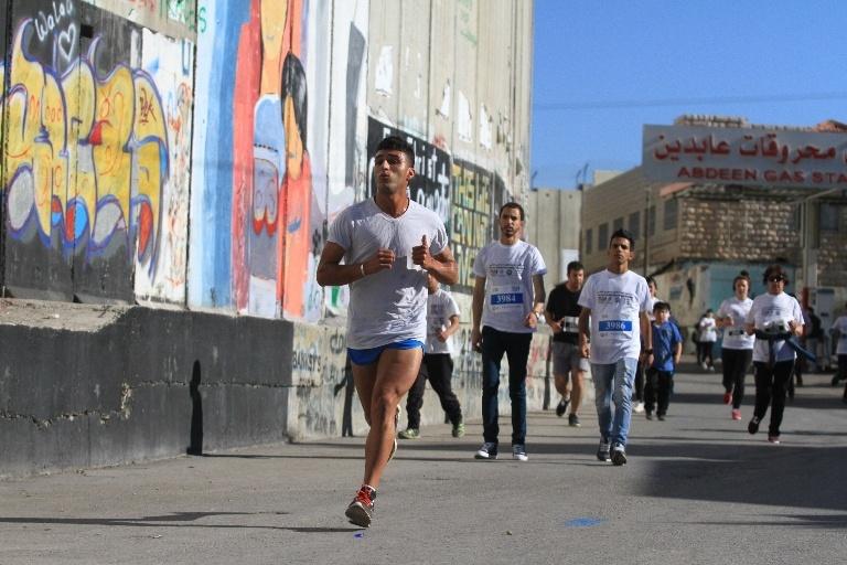 انطلاق ماراثون فلسطين الدولي الخامس في بيت لحم