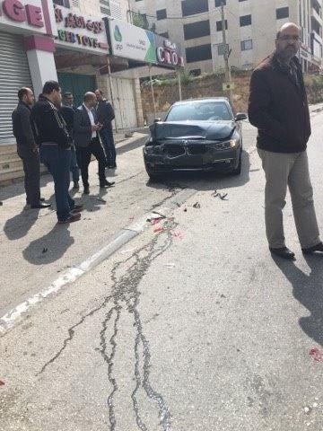 صور وفيديو - حادث سير في بيت لحم بين سيارتين دون إصابات