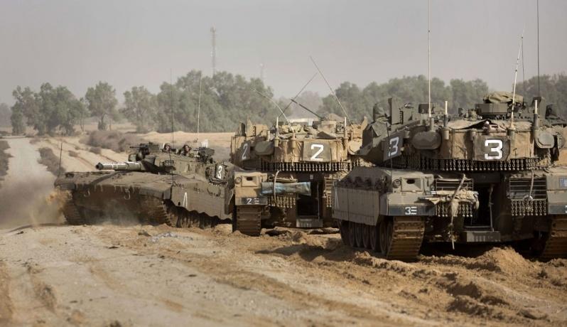 آليات الاحتلال تتوغل شرق خان يونس