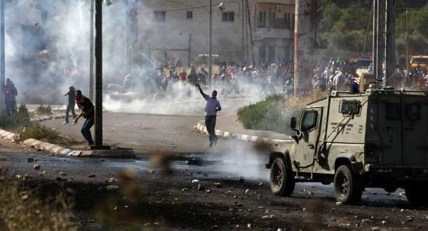إصابة شاب بالرصاص الحي في مواجهات بالقطاع