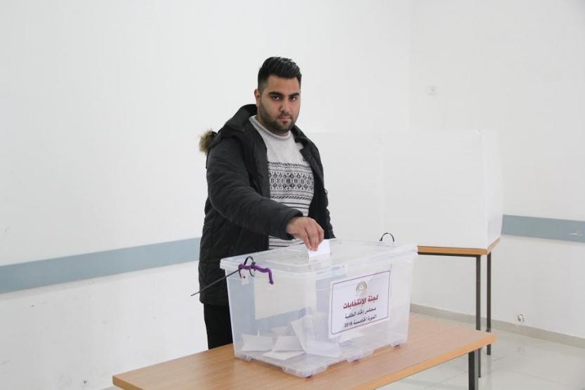 انطلاق انتخابات مجلس طلبة جامعة فلسطين الأهلية في بيت لحم