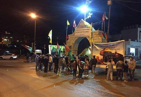 إضاءة الشموع في بيت لحم تضامنا مع الأسرى