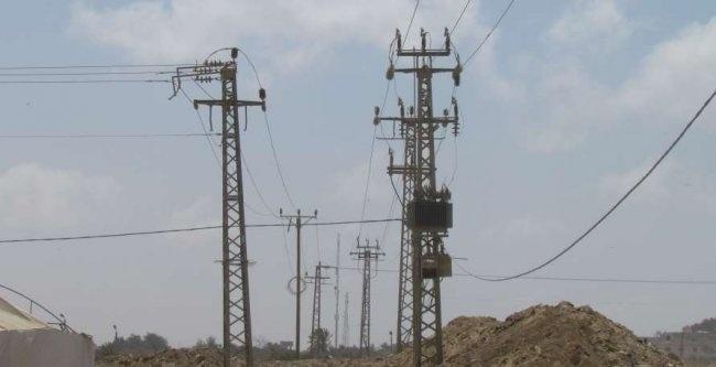 عطل في خطوط الكهرباء المصرية المغذية لجنوب قطاع غزة