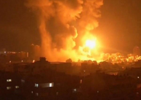 قتلى وجرحى نتيجة قصف الإحتلال لمعسكر للجيش السوري