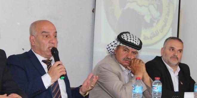 اللواء ضميري: القيادة الفلسطينية جادة في انهاء الانقسام