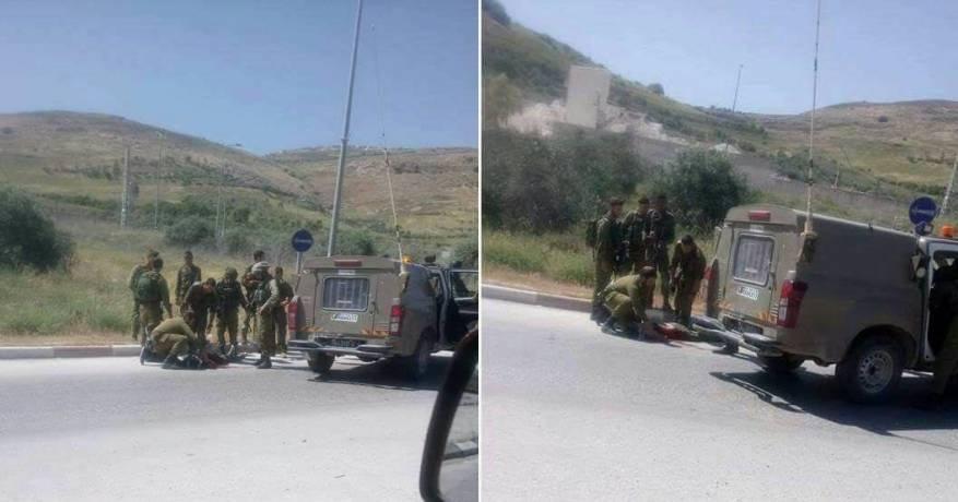 إصابة خطيرة برصاص قوات الاحتلال جنوب نابلس