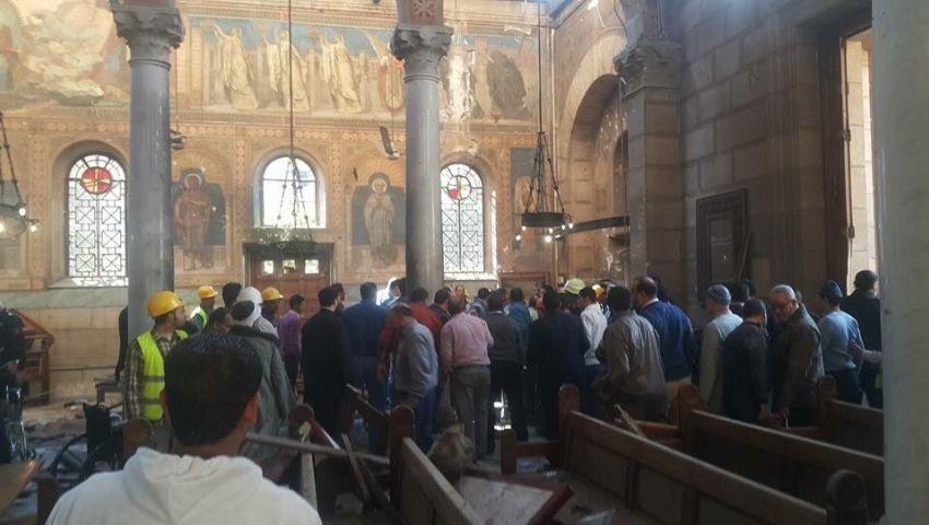 مقتل 13 وإصابة 42 بانفجار استهدف كنيسة في مصر