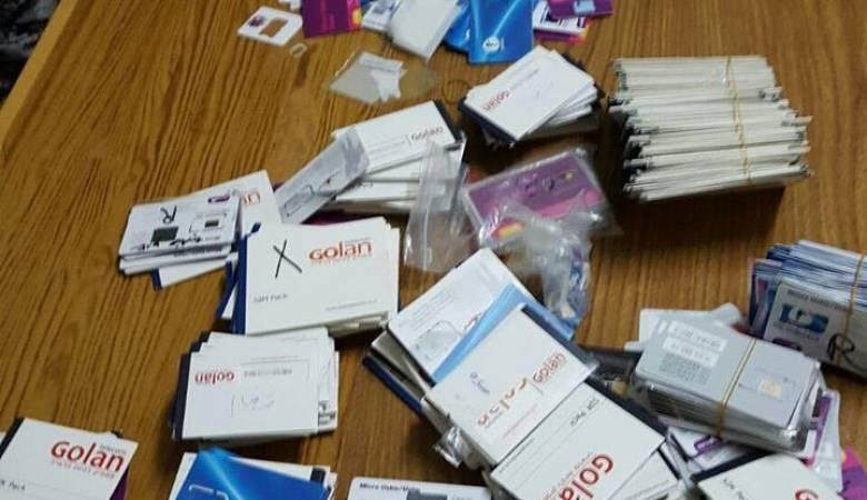 حيازة شريحة إسرائيلية مخالف للقانون بعد اسبوعين
