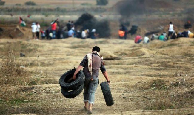 إصابات بالرصاص الحي خلال مواجهات مع الاحتلال على خطوط التماس شرق غزة