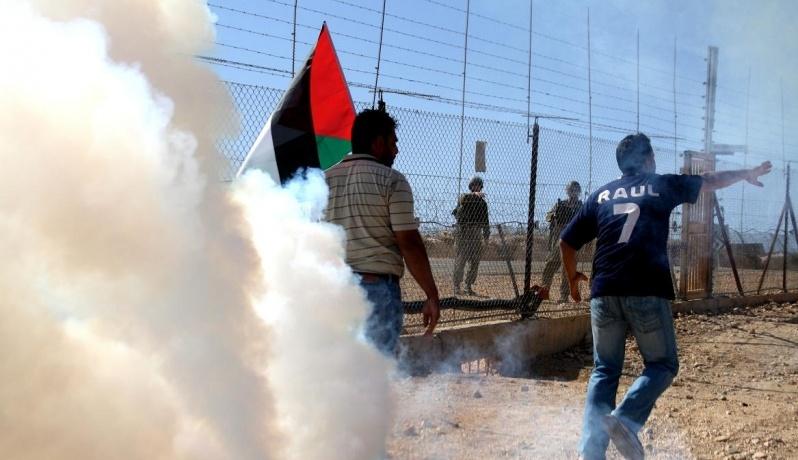 إندلاع مواجهات في تقوع عقب تشييع جثمان الشهيد محمد تنوح