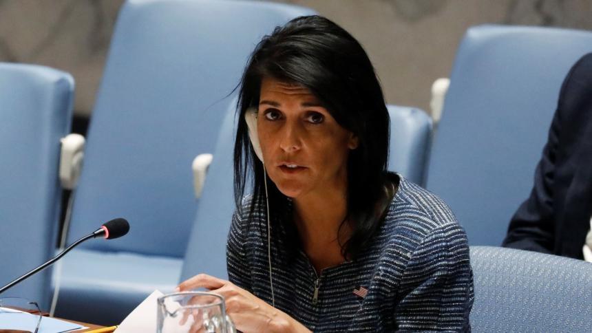 نيكي هايلي تلتقي مسؤلين فلسطينيين وإسرائيليين الأسبوع المقبل