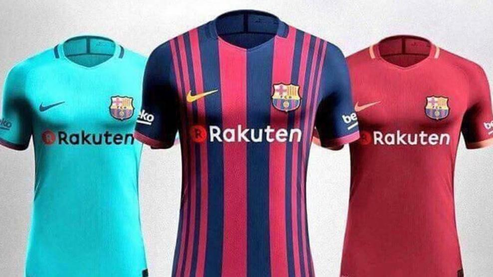 صورة- الكشف عن قميص برشلونة للموسم المقبل