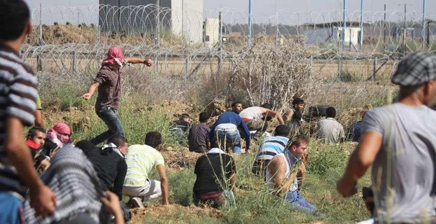 إصابة مواطنين اثنين برصاص الاحتلال في مواجهات على حدود قطاع غزة